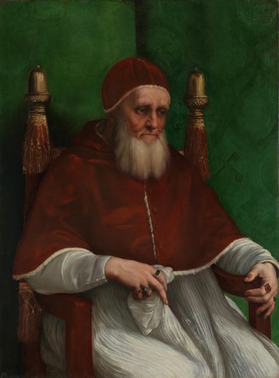 Portrait of Pope Julius II by Raffaello Sanzio Raphael